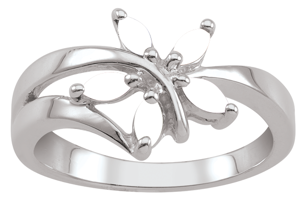 Marquise Birthstone Flower Split Shank Ring 5 Stones Zales Outlet